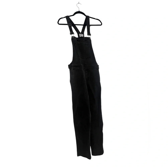 Women’s RVCA Black Long Overalls Size 26 - Picture 1 of 3